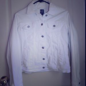 White denim jacket